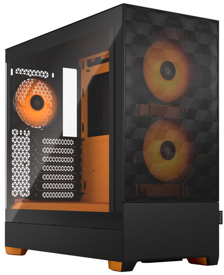 Fractal Design Pop Air RGB Orange Core TG Clear Tint, FD-C-POR1A-05