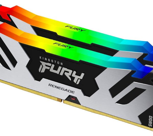 Kingston DDR5 96GB 6000MT/s KF560C32RSAK2-96 2x48GB kit FURY Renegade Silver/Black RGB XMP