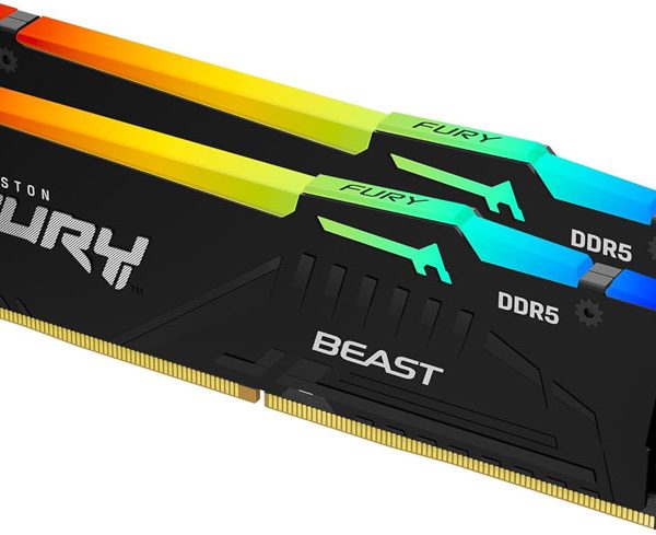 Kingston DDR5 64GB 6400MT/s KF564C32BBEAK2-64 2x32GB kit FURY Beast Black RGB EXPO