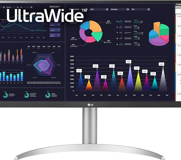 Lg 34in 34WQ650-W FHD 1920x1080 IPS UltraWide DP  HDMI USB Type-C