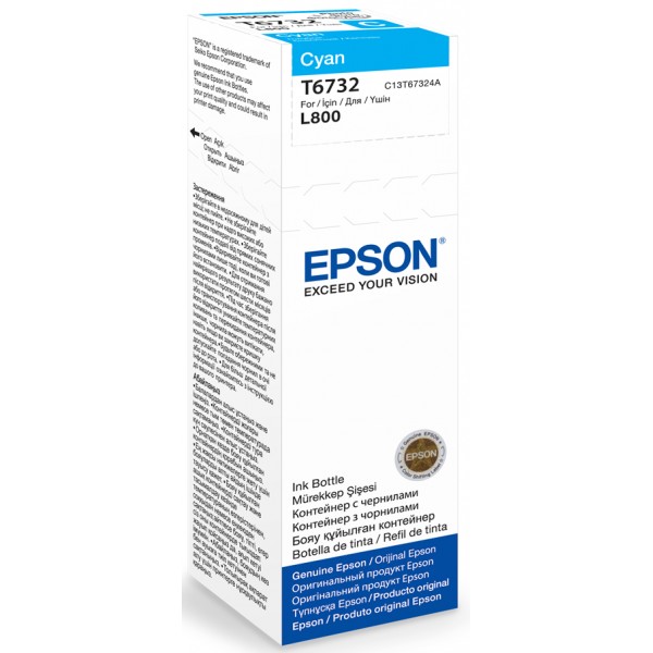 Epson T6732 cyan kertridz za L800, L805