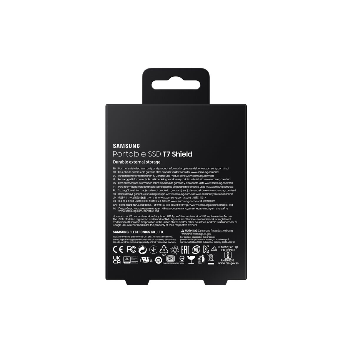 EXT-SSD 2TB Samsung MU-PE2T0K Portable T7 Shield be - Image 9