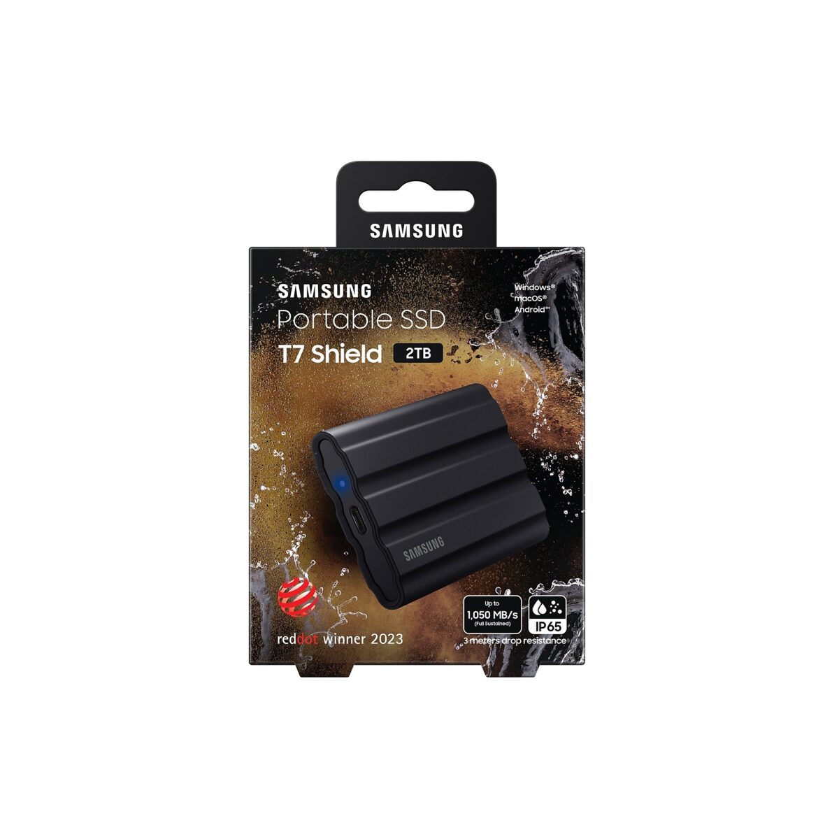 EXT 2TB Samsung MU-PE2T0S Portable T7 Shield crni - Image 3