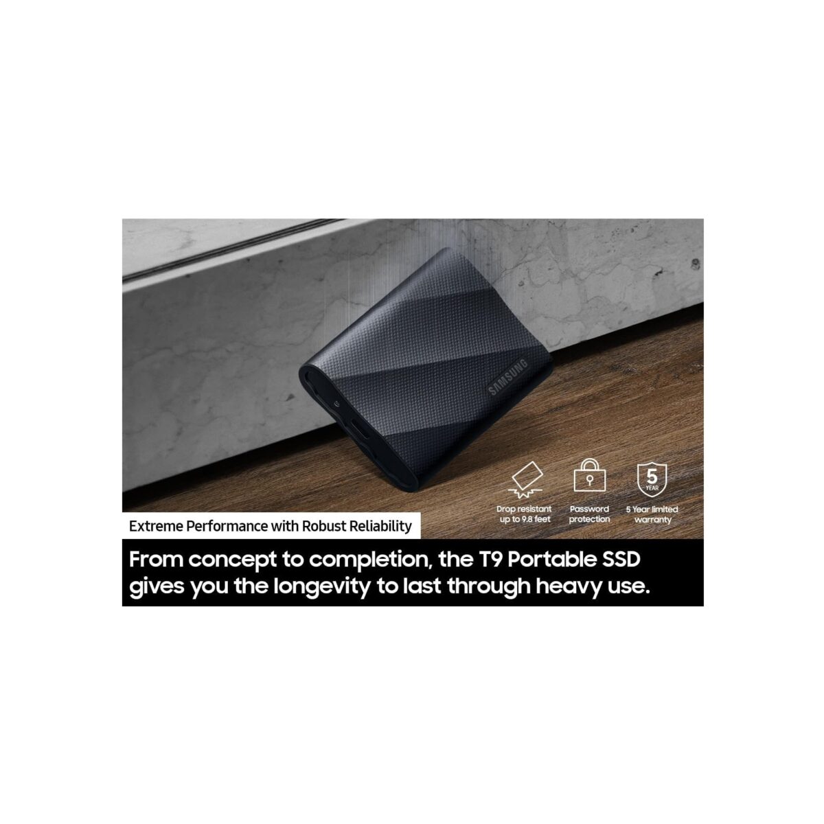 EXT-SSD 2TB Samsung MU-PG2T0B Portable T9 crni - Image 7