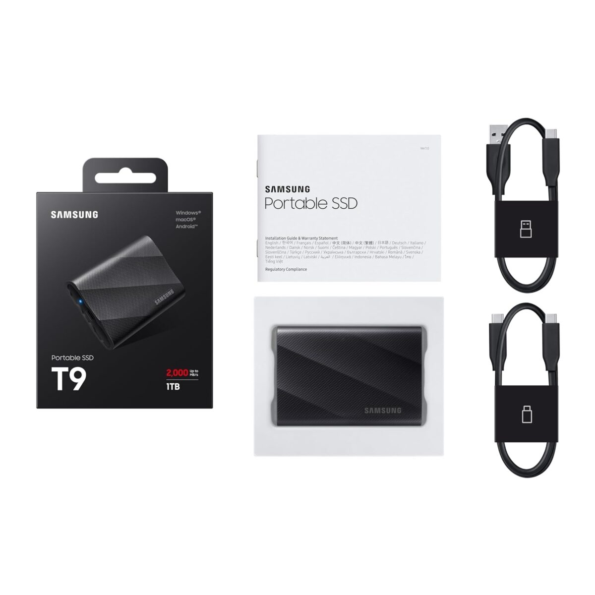 EXT-SSD 2TB Samsung MU-PG2T0B Portable T9 crni - Image 9