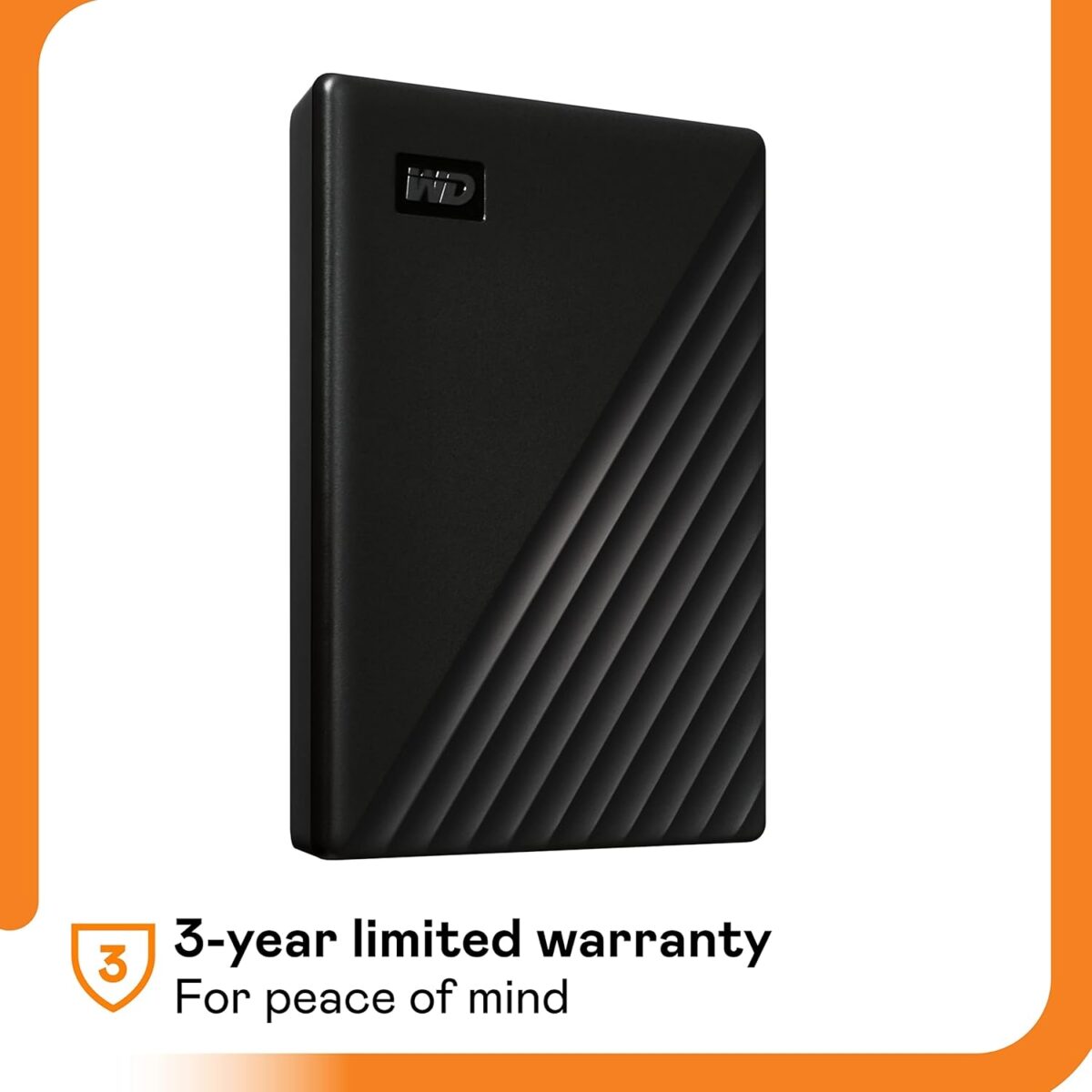 EXT 4TB WD WDBPKJ0040BBK-WESN My Passport 2.5in USB 3.2 Black - Image 2