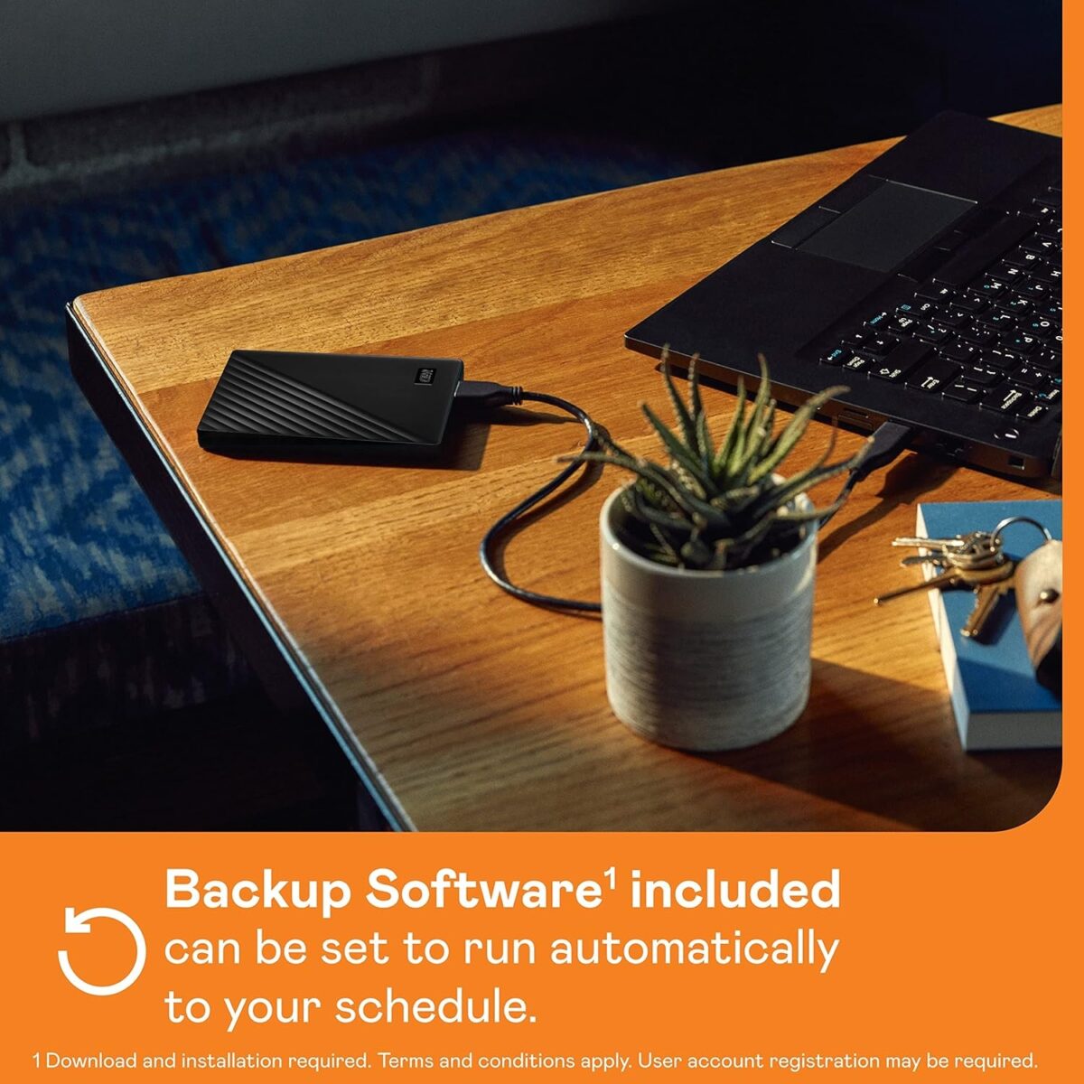 EXT 4TB WD WDBPKJ0040BBK-WESN My Passport 2.5in USB 3.2 Black - Image 5