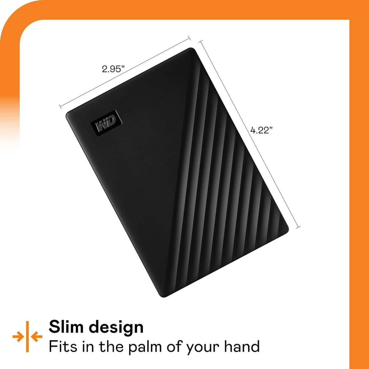 EXT 4TB WD WDBPKJ0040BBK-WESN My Passport 2.5in USB 3.2 Black - Image 6