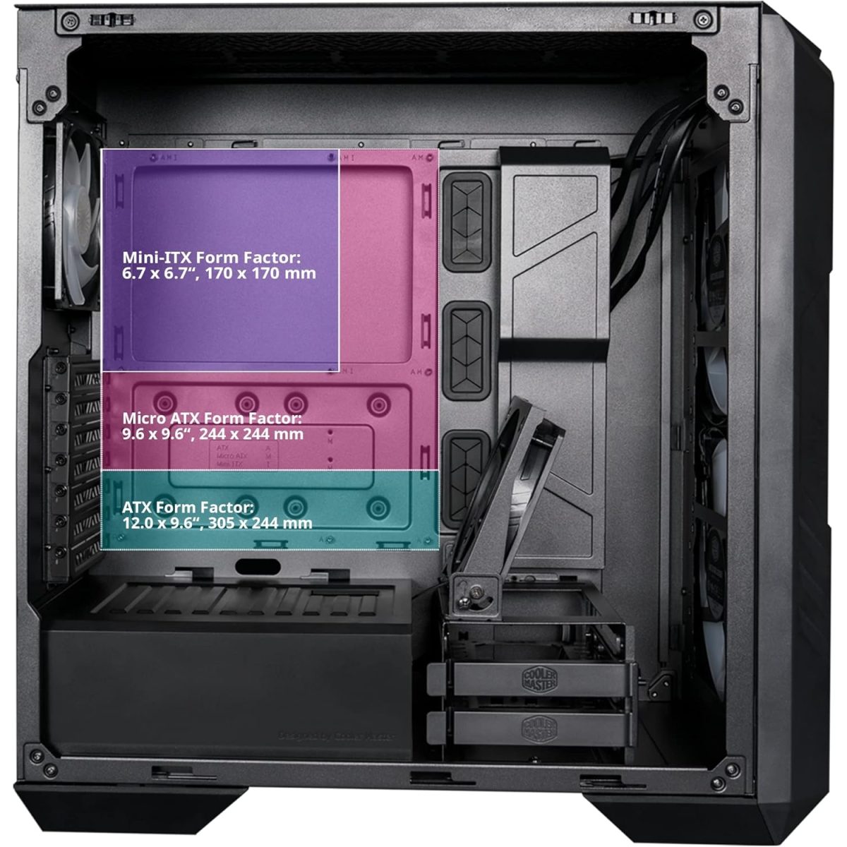 Cooler Master HAF 500 Gaming H500-KGNN-S00 crno - Image 3