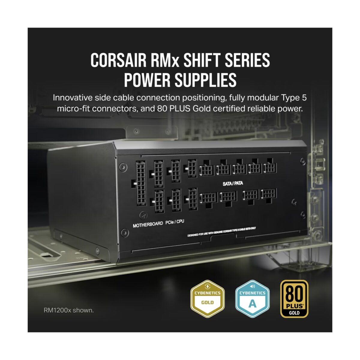 Corsair 850W SHIFT RM850x ATX 80+ Gold crna CP-9020252-EU - Image 10