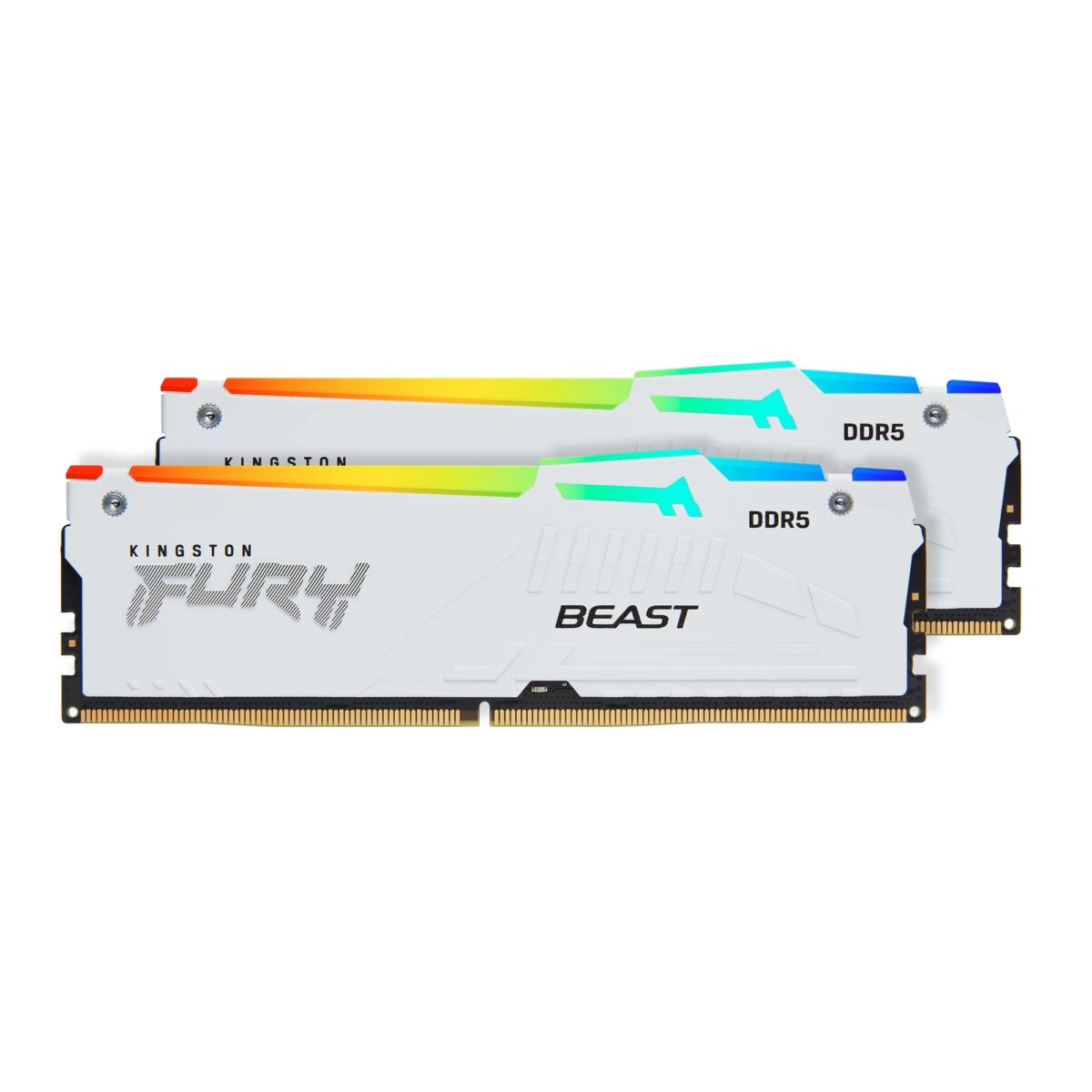 Kingston DDR5 64GB 5200MT/s KF552C36BWEAK2-64 2x32GB kit Fury Beast RGB White Expo