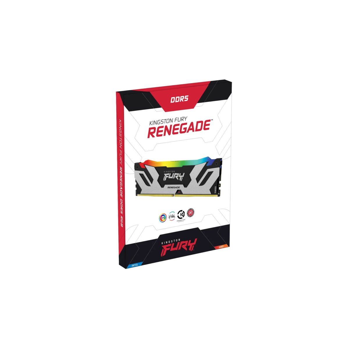 Kingston DDR5 48GB 6400MT/s KF564C32RSA-48 FURY Renegade Silver RGB XMP - Image 2