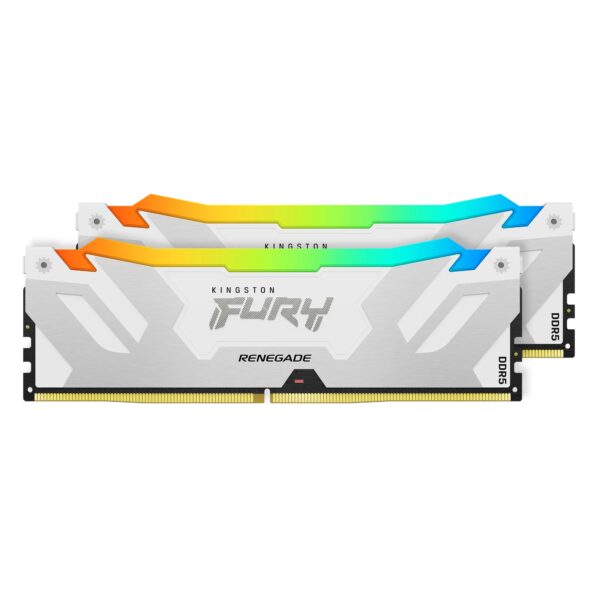 Kingston DDR5 32GB 2x16GB kit 6800MT/s KF568C36RWAK2-32 FURY Renegade RGB White