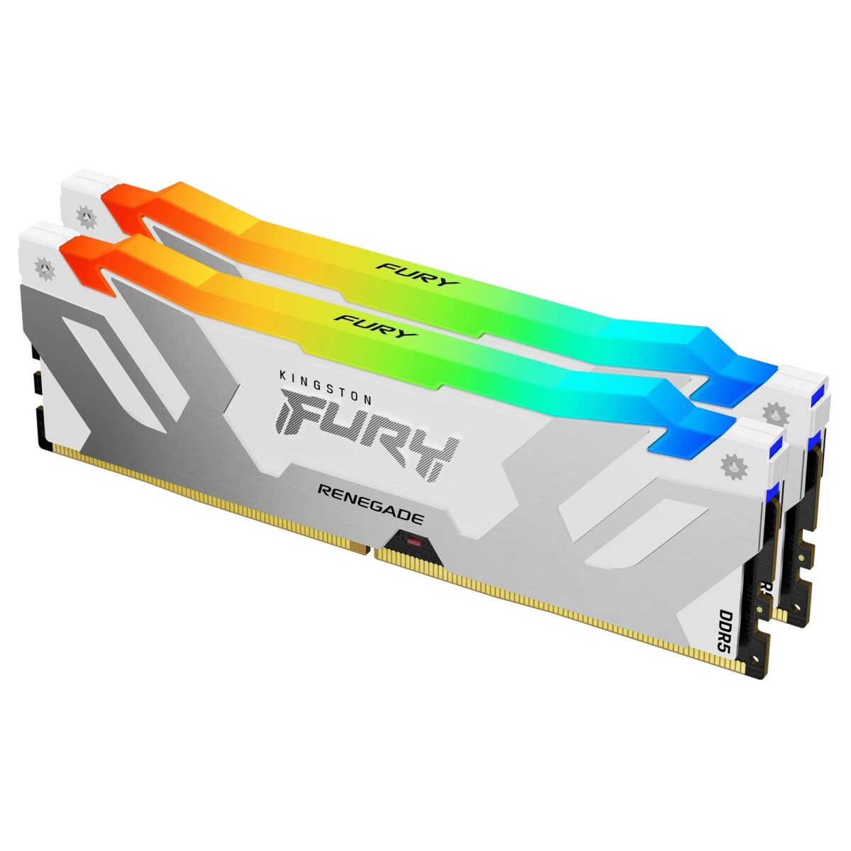 Kingston DDR5 32GB 6800MT/s KF568C36RWAK2-32 2x16GB kit FURY Renegade RGB White - Image 2