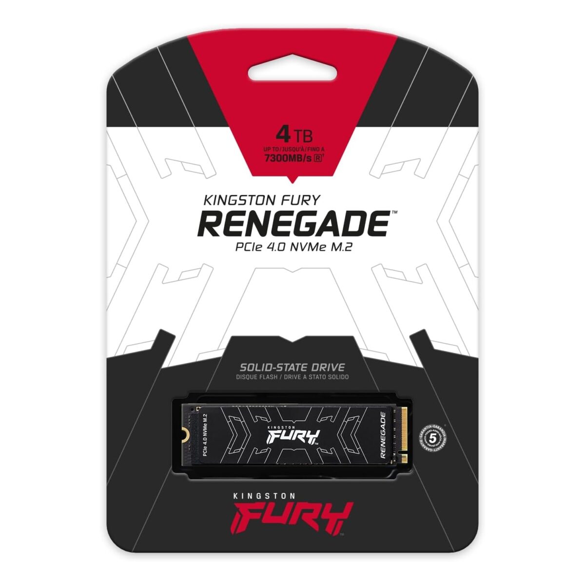 SSD M.2 4TB Kingston SFYRD/4000G 7300/7000MB/s NVMe FURY Renegade - Image 2