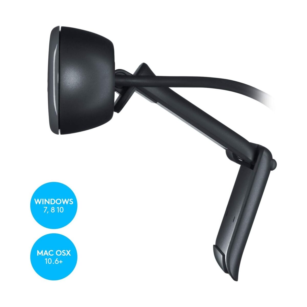 Logitech C270 HD Black 960-001063 Web kamera 15608 - Image 3