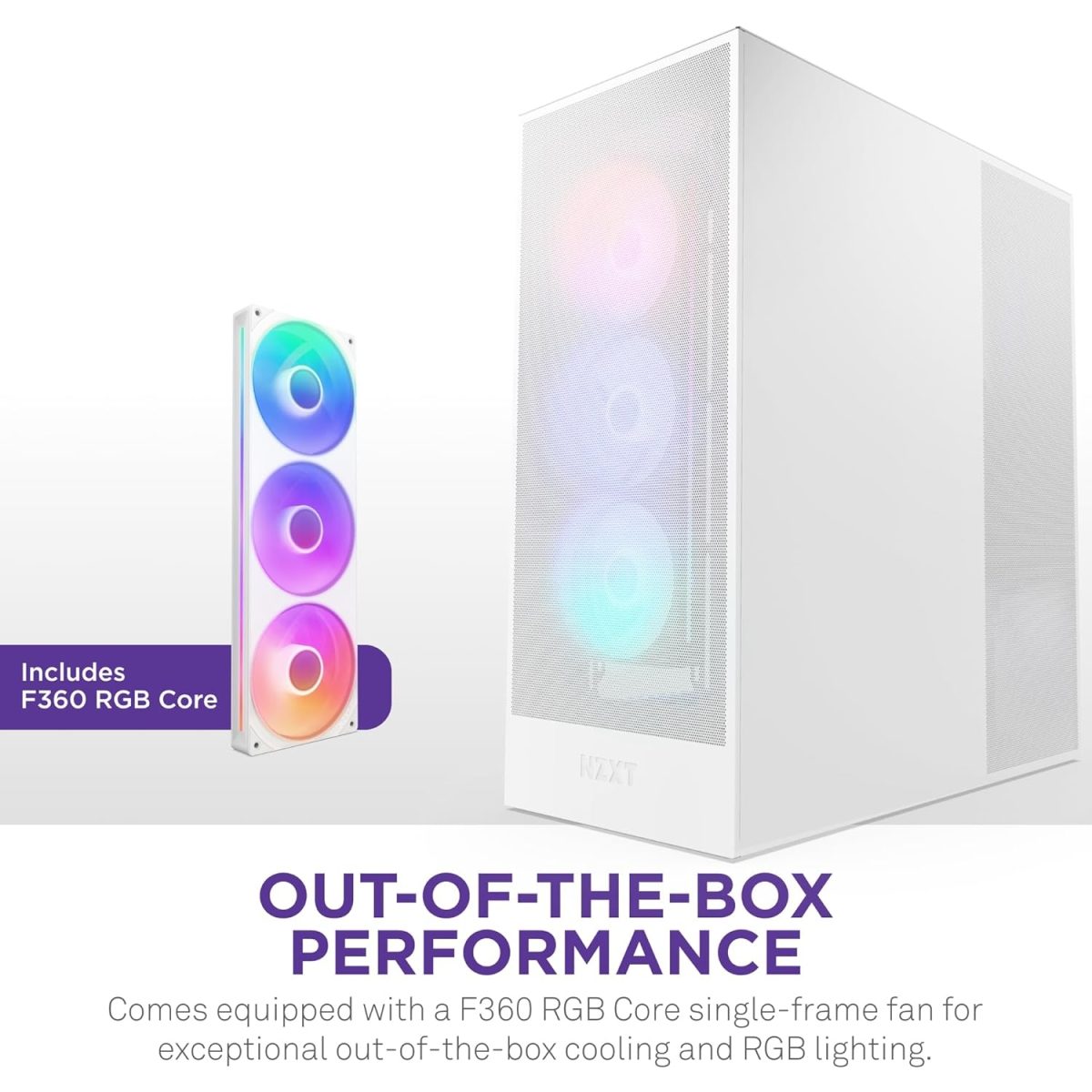 Nzxt H7 Flow RGB  belo CM-H72FW-R1 - Image 8
