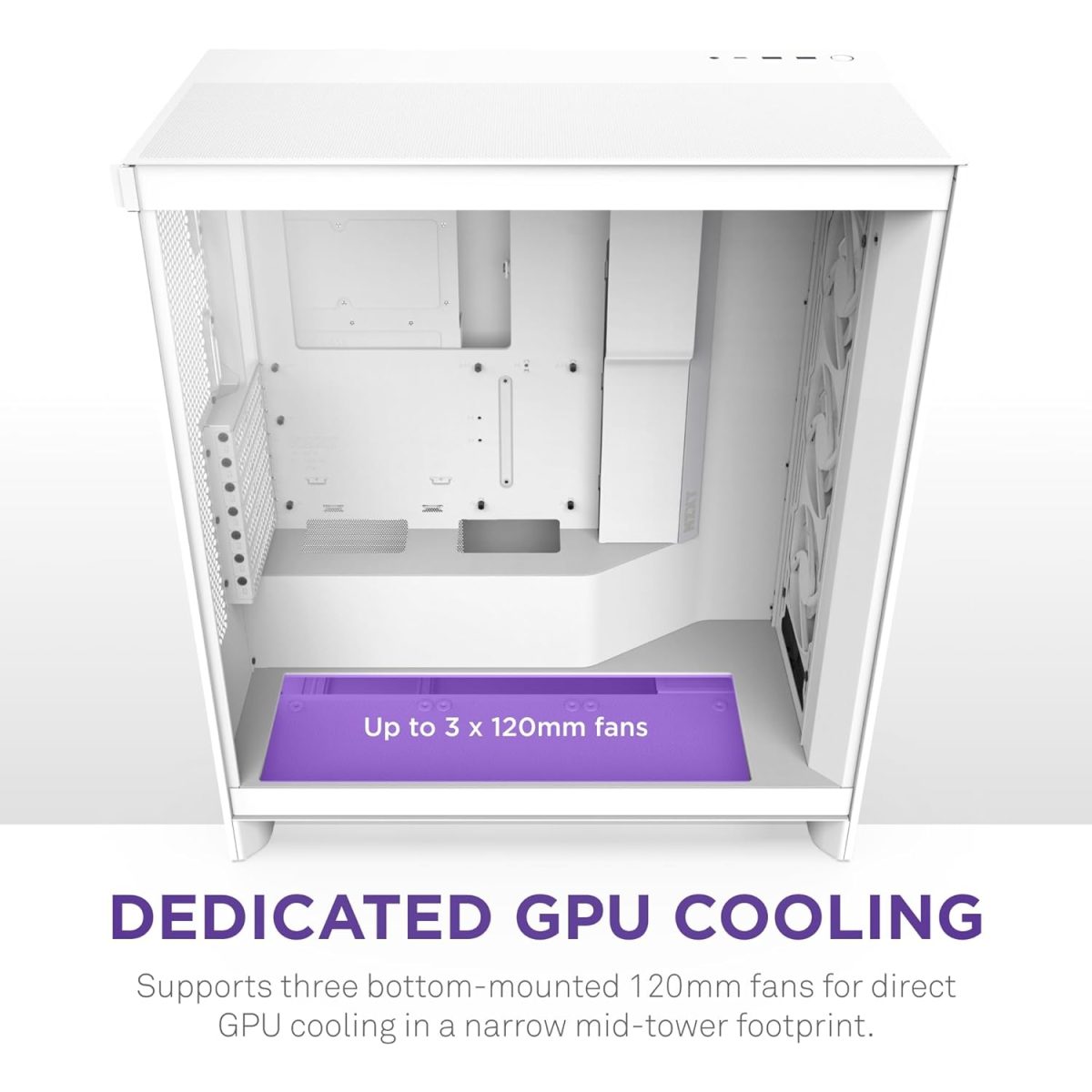 Nzxt H7 Flow RGB  belo CM-H72FW-R1 - Image 9
