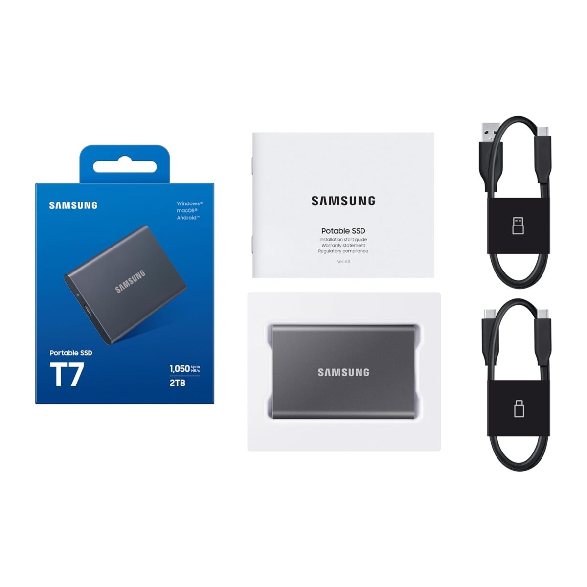 EXT-SSD 2TB Samsung MU-PC2T0H Portable T7 plavi - Image 4