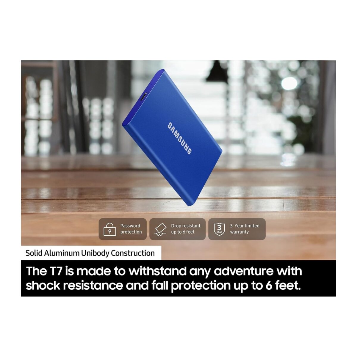 EXT-SSD 2TB Samsung MU-PC2T0H Portable T7 plavi - Image 5