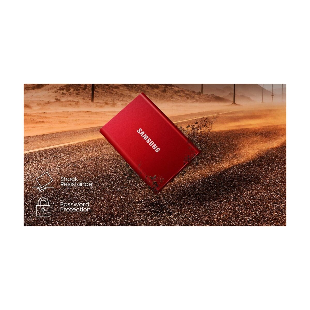 EXT-SSD 500GB Samsung MU-PC500R Portable T7 crveni - Image 4