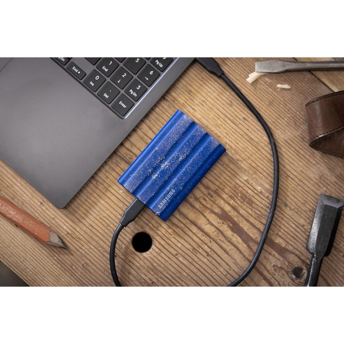 EXT-SSD 1TB Samsung MU-PE1T0S Portable T7 Shield crni - Image 4