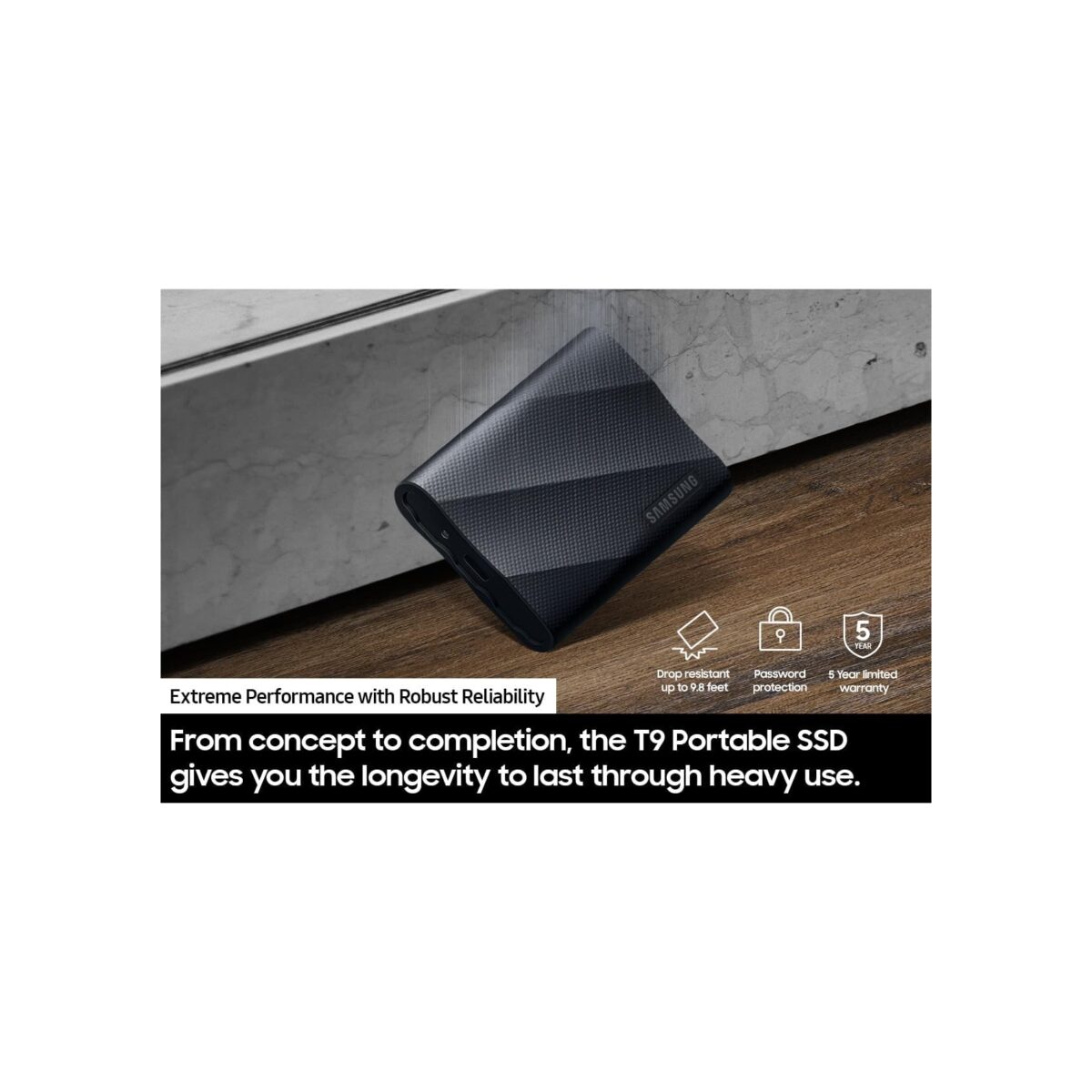 EXT-SSD 4TB Samsung MU-PG4T0B Portable T9 crni - Image 6