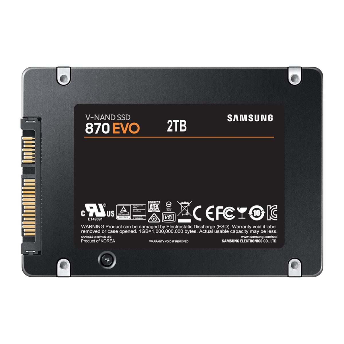 SSD 2TB Samsung MZ-77E2T0BW 870 EVO Series - Image 2