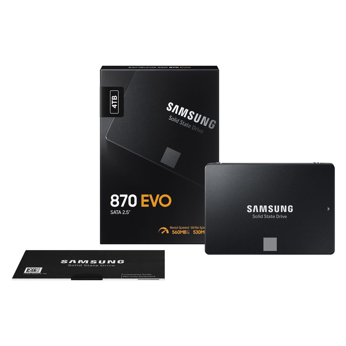 SSD 4TB Samsung MZ-77E4T0BW 870 EVO Series - Image 3