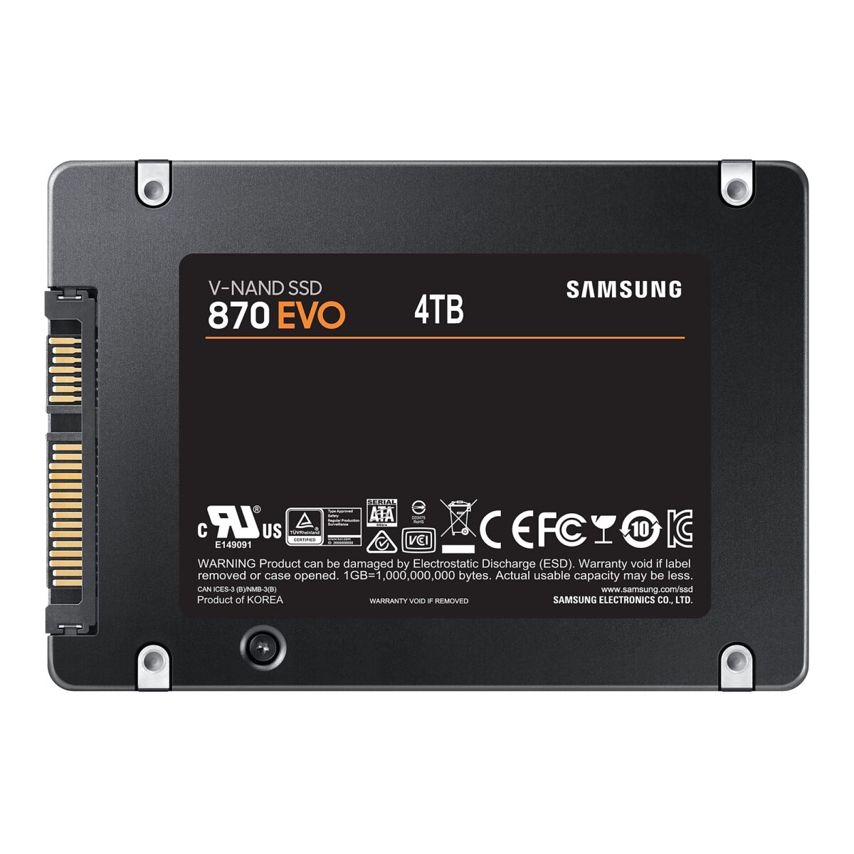 SSD 4TB Samsung MZ-77E4T0BW 870 EVO Series - Image 4