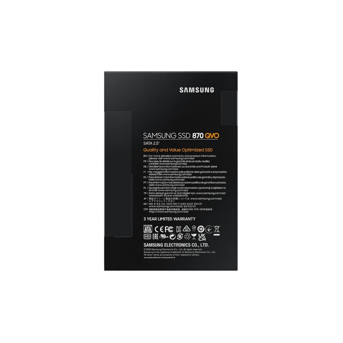 SSD 2TB Samsung MZ-77Q2T0BW 560/530MB/s 870 QVO - Image 5