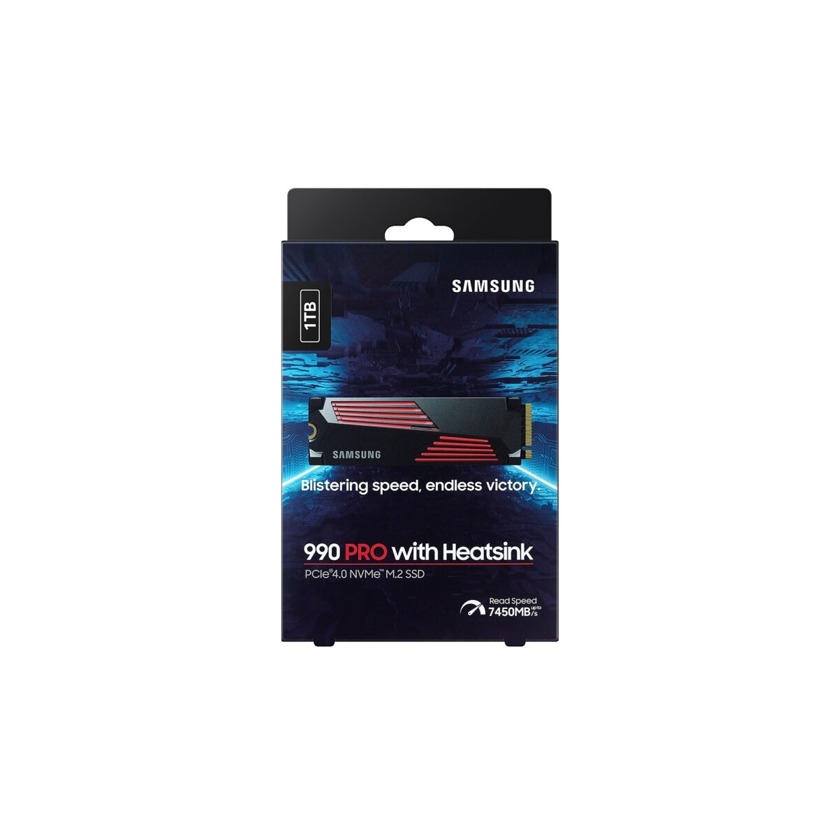 SSD M.2 1TB Samsung MZ-V9P1T0CW 7450/6900MB/s 990 Pro Series Heatsink - Image 3