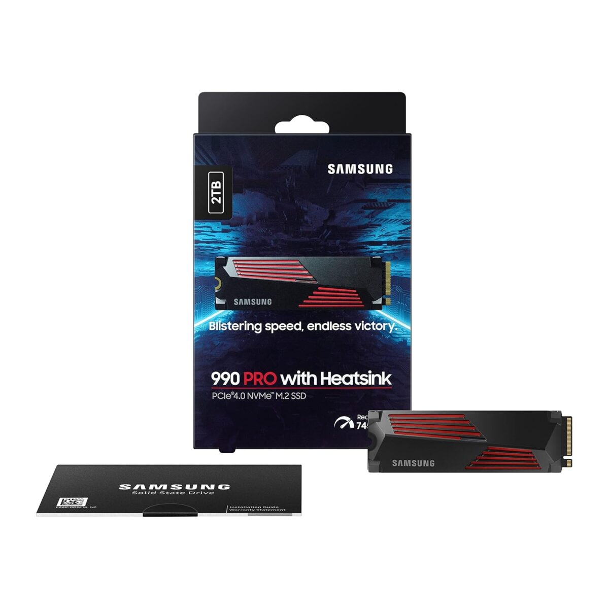 SSD M.2 2TB Samsung MZ-V9P2T0CW NVMe 990 Pro Series Heatsink - Image 2