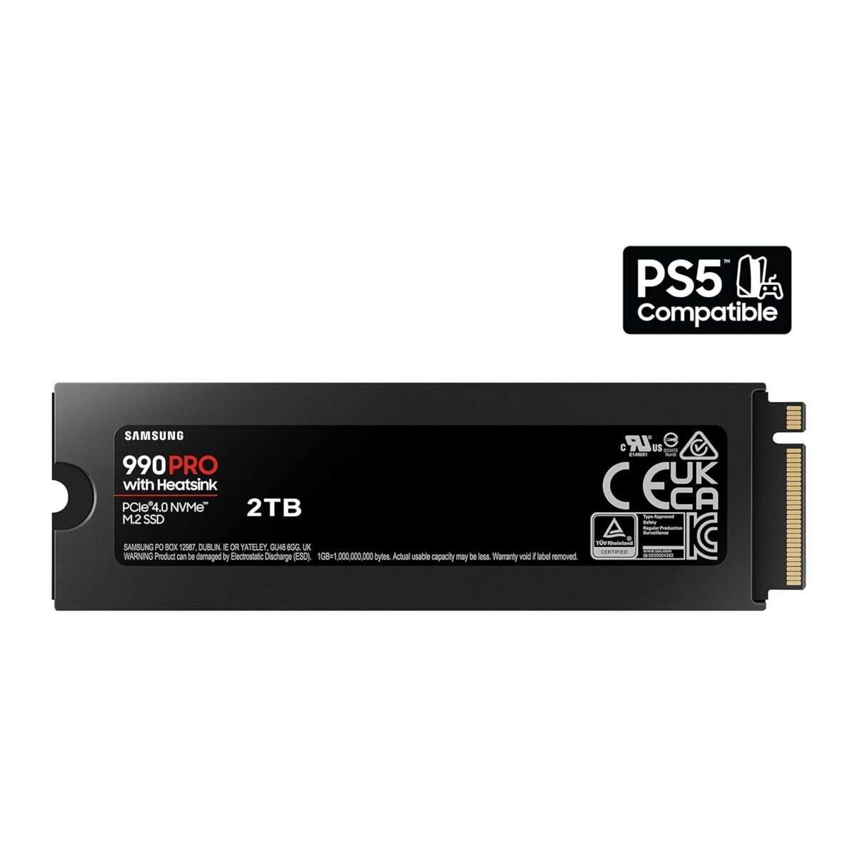 SSD M.2 2TB Samsung MZ-V9P2T0CW NVMe 990 Pro Series Heatsink - Image 6