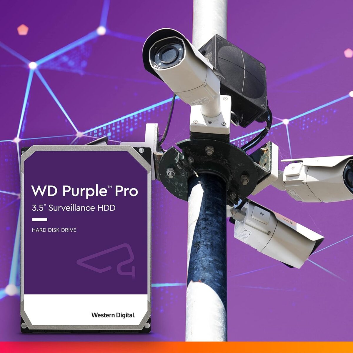 WD 18TB WD181PURP Purple Pro 3.5 SATA III 512MB IntelliPower - Image 2