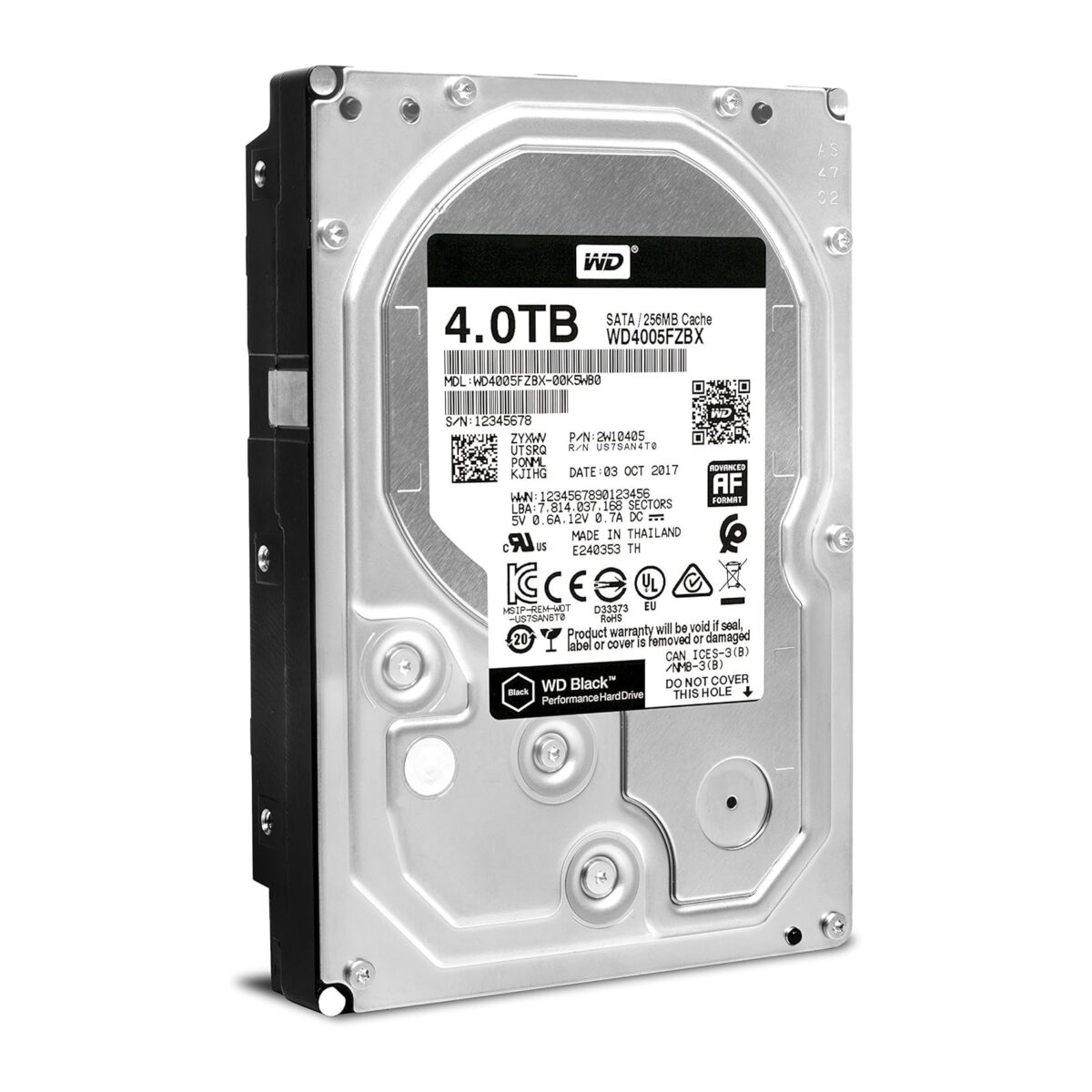 WD 4TB WD4005FZBX 7200rpm 256MB Black, 3.5in, Sata III - Image 2