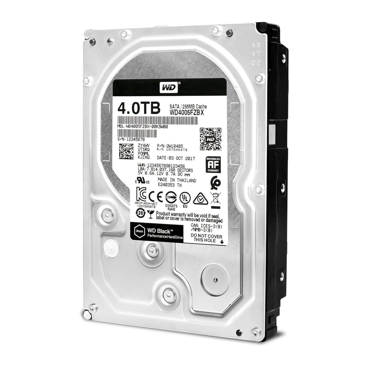 WD 4TB WD4005FZBX 7200rpm 256MB Black, 3.5in, Sata III - Image 4