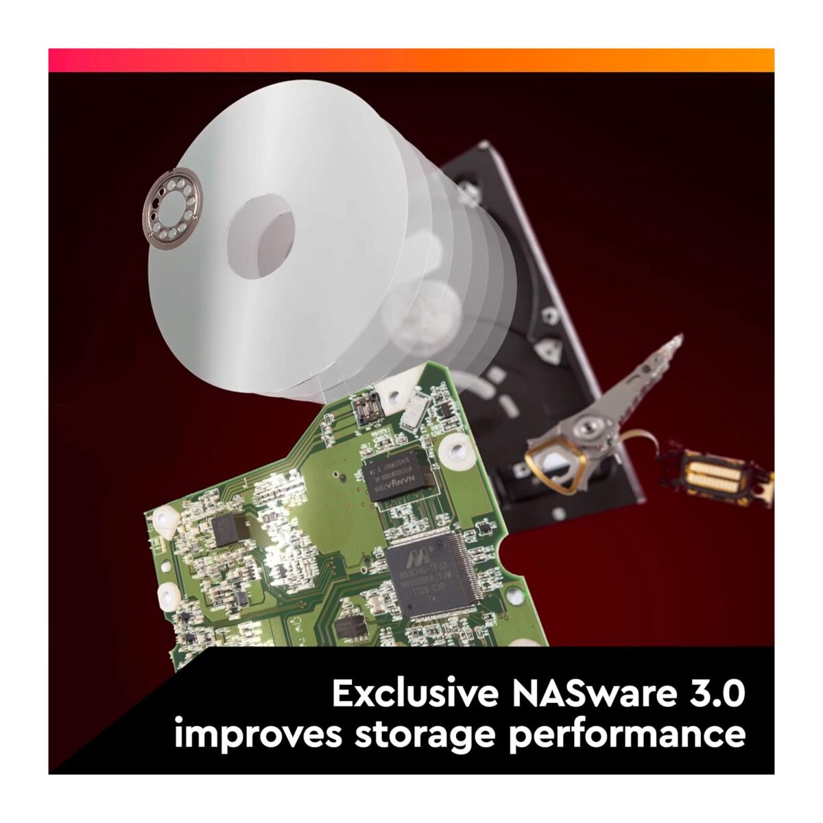WD 8TB WD80EFPX Red Plus 3.5in 5400rpm SATA III 256MB IntelliPower - Image 4