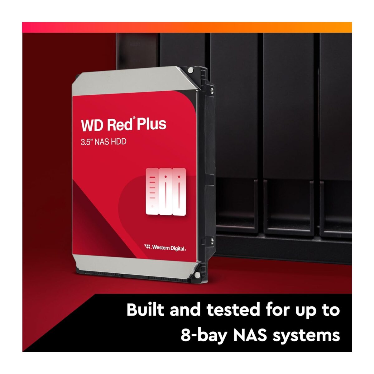 WD 8TB WD80EFPX Red Plus 3.5in 5400rpm SATA III 256MB IntelliPower - Image 5
