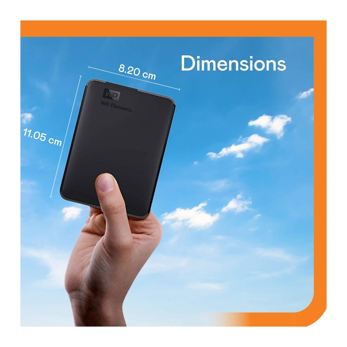 EXT 1TB WD WDBUZG0010BBK Elements Portable USB 3.0, 8 MB, 2,5in, 5.400 rpm - Image 3