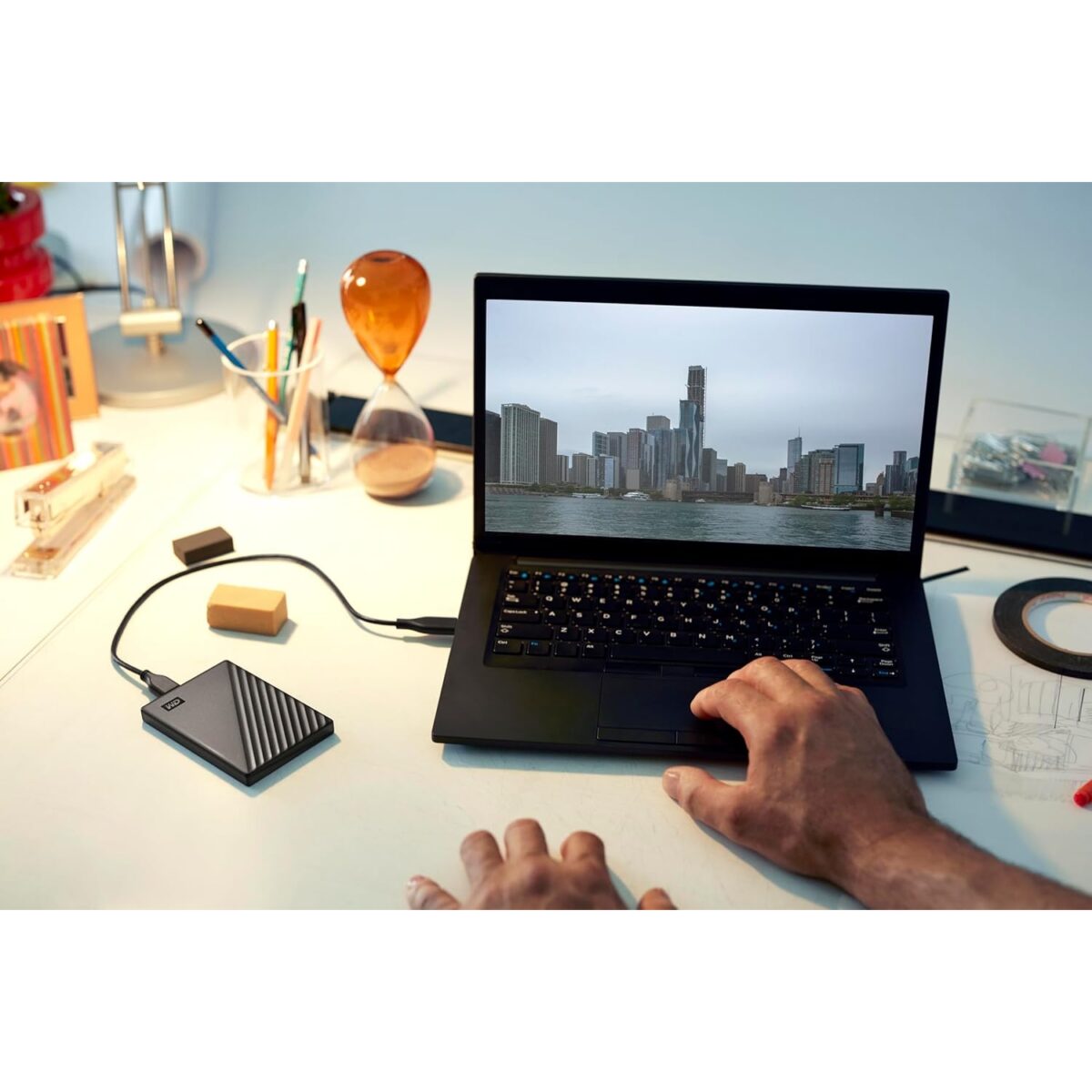 EXT 1TB WD WDBYVG0010BBK My Passport USB 3.2 Black USB 3.2, 8 MB, 2.5in, 5.400 rpm - Image 2