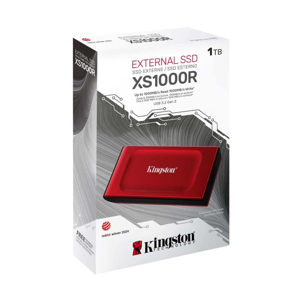 EXT-SSD 1TB Kingston SXS1000R/1000G Portable XS1000R - Image 2