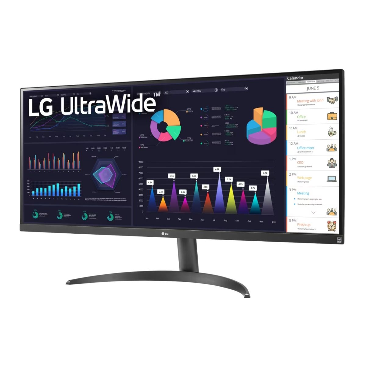 LG 34in 34WQ500-B IPS UltraWide FHD 100Hz Amd FreeSync - Image 4
