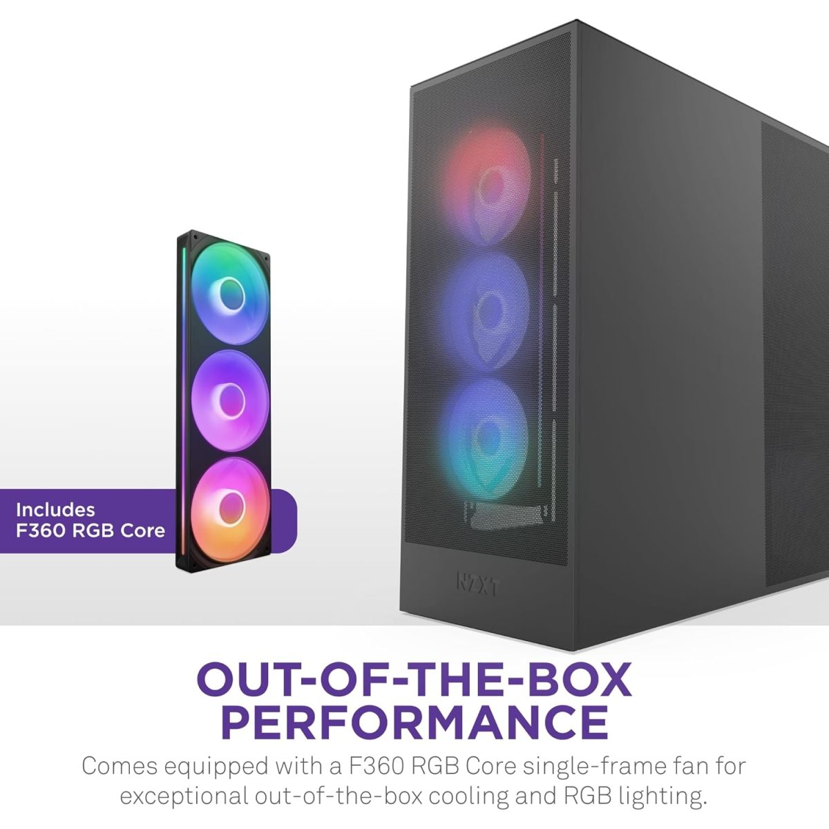 Nzxt H7 Flow RGB crno CM-H72FB-R1 - Image 8