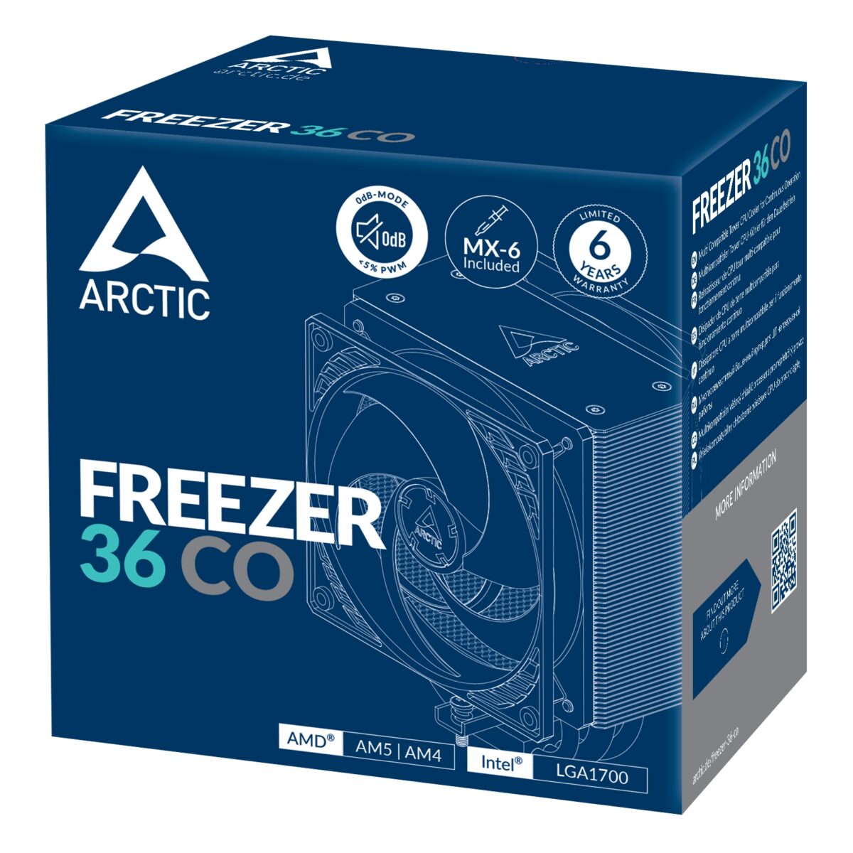 Arctic Freezer 36 ACFRE00122A CPU Cooler - Image 2