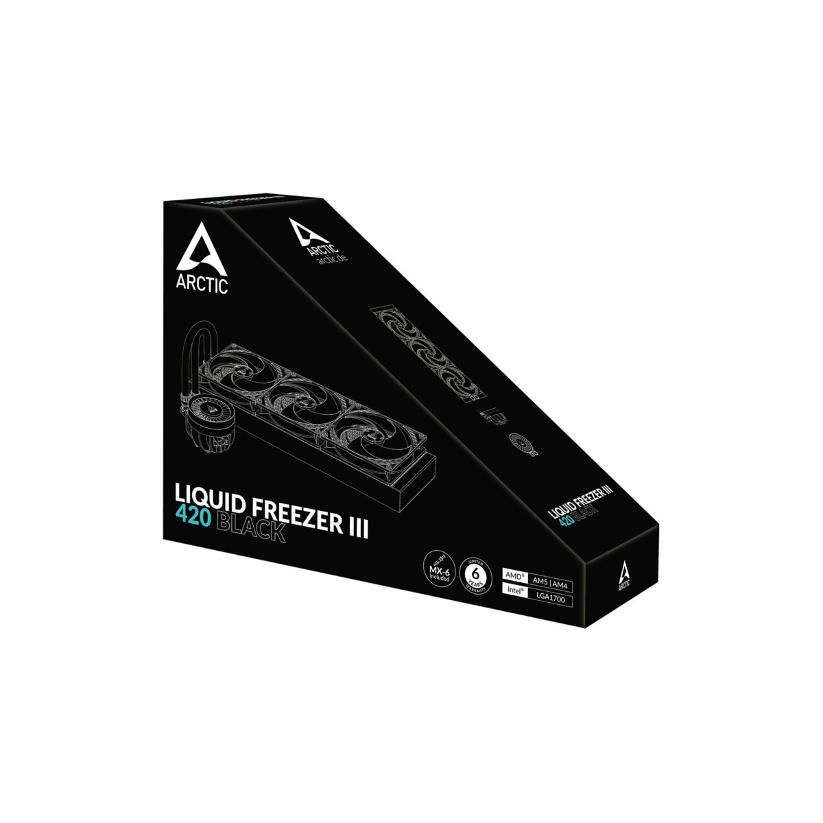 Arctic Liquid Freezer III 420 Black ACFRE00137A CPU vodeno hladenje - Image 2