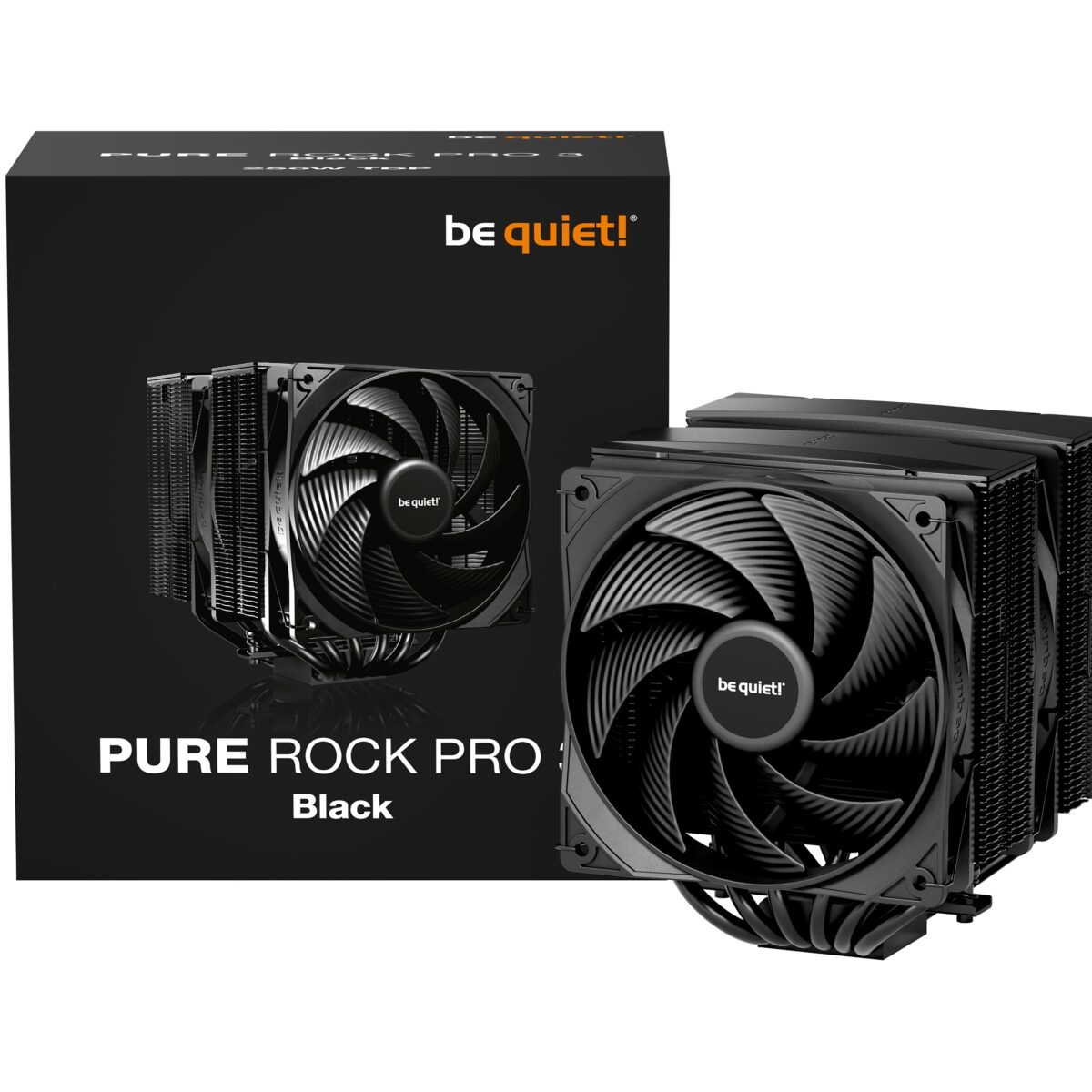 Be quiet! BK042 Pure Rock Pro 3 CPU Cooler Black (Amd AM5/AM4, Intel 1851 /1700/1200/1150/1151/1155) TDP-250W - Image 4
