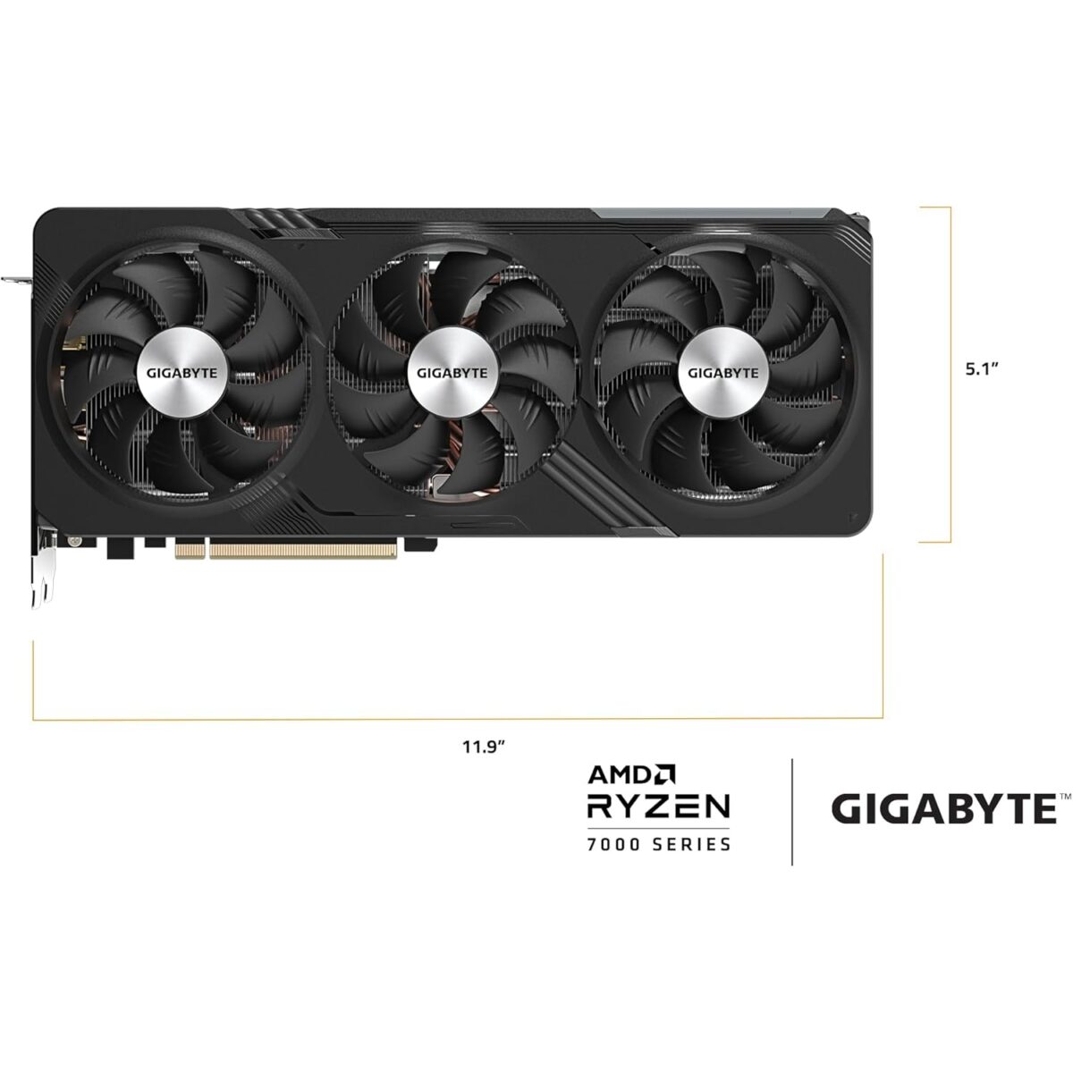 Gigabyte Radeon RX 7800 XT GAMING OC GV-R78XTGAMING OC-16GD 16GB GDDR6 256bit - Image 3