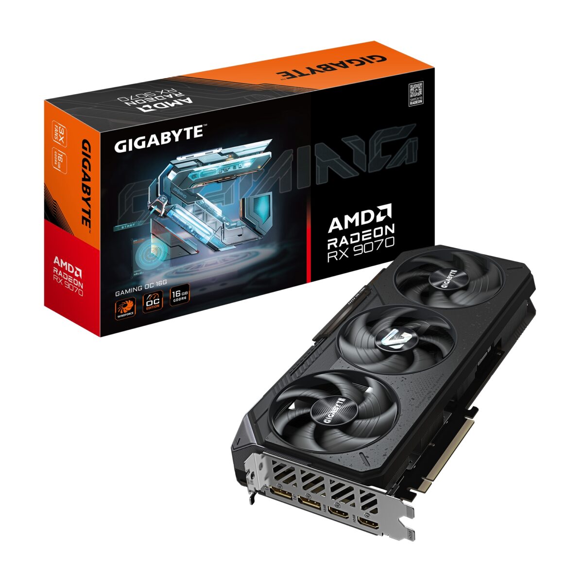 Gigabyte AMD Radeon RX 9070 GAMING OC 16GB GV-R9070GAMING OC-16GD rev. 1.0 VGA02940