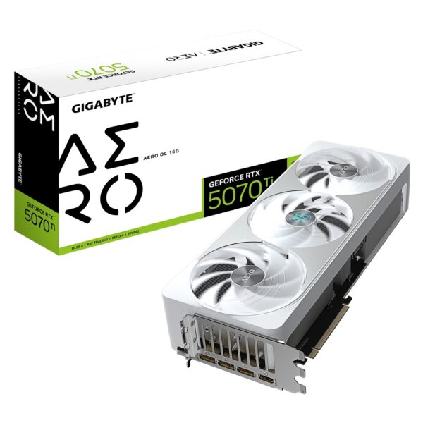 Gigabyte nVidia GeForce RTX 5070 Ti AERO 16GB 256bit GV-N507TAERO OC-16GD